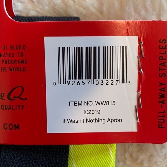 Blue Q Apron Heavy Cotton - “It Wasn’t Nothing, It Was a Hell of a Lot” - Picture 6 of 13